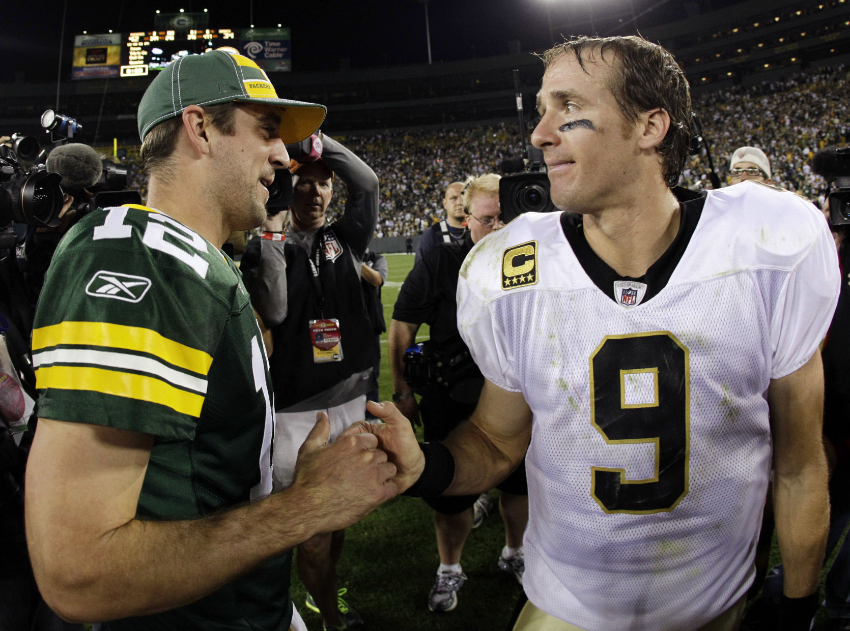 Aaron Rodgers, Drew Brees - 2011